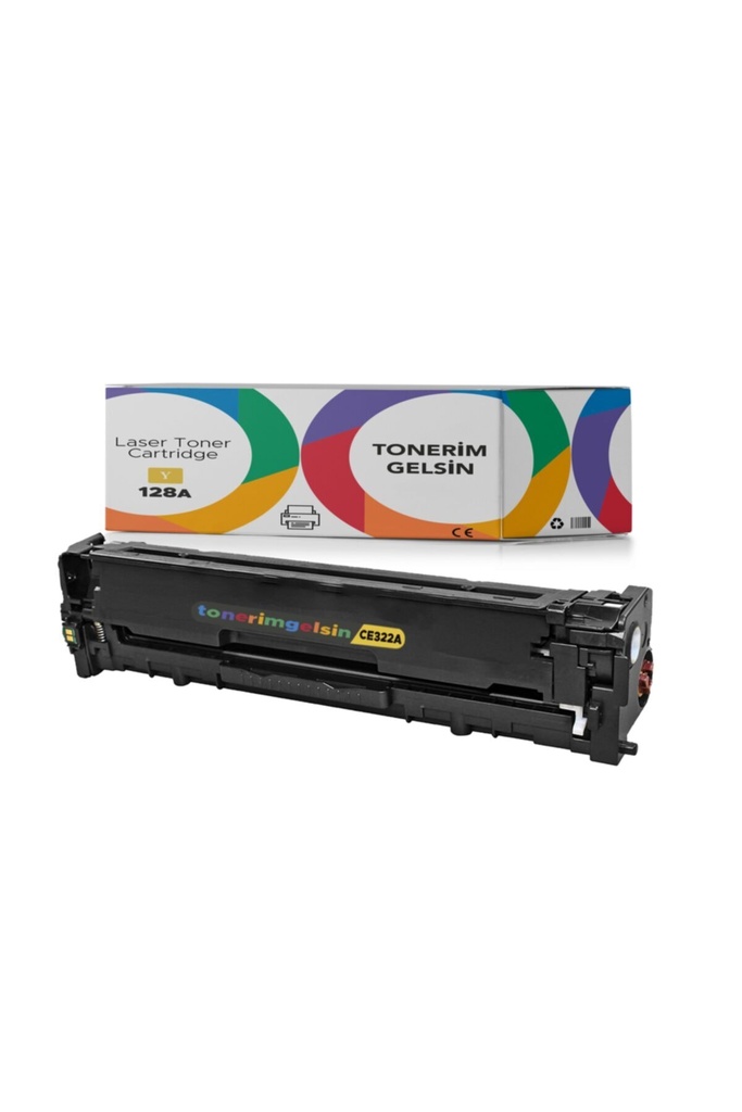 128A-CE322A Sarı Toner - Uyumlu: Laserjet Pro Cm1415Fnw / CM1415 / Cm1415Fn / CP1525