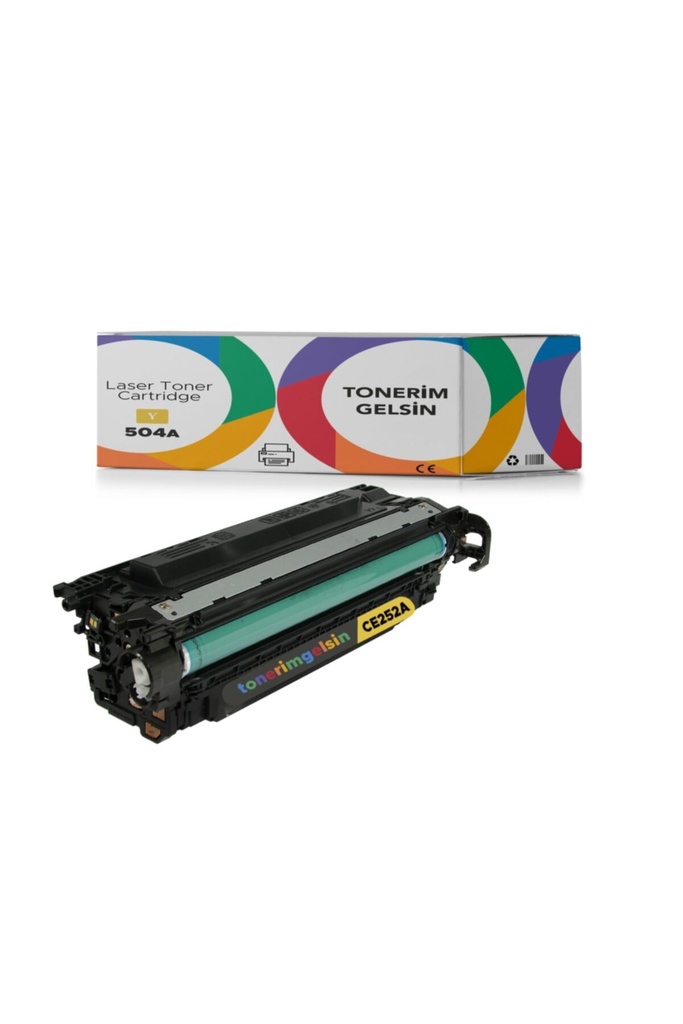 504A-CE252A Sarı Toner - Uyumlu: Color Laserjet CM3530