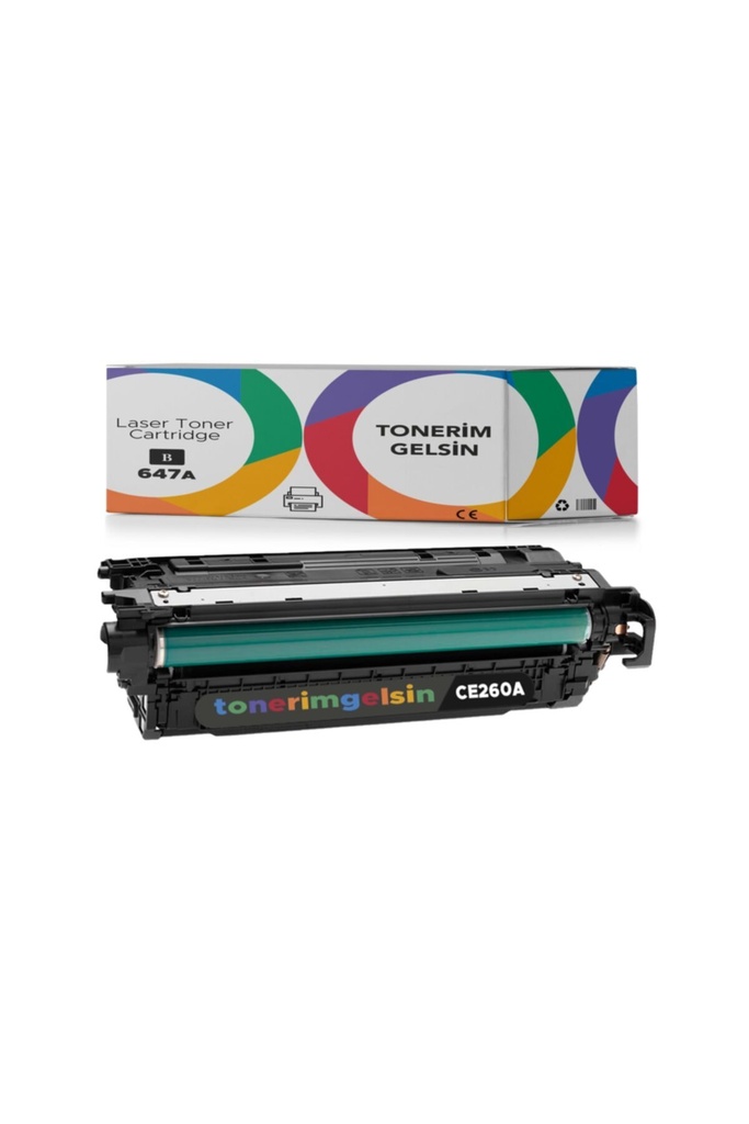 647A-CE260A Siyah Toner - Uyumlu: Color Laserjet Cp4525Dn
