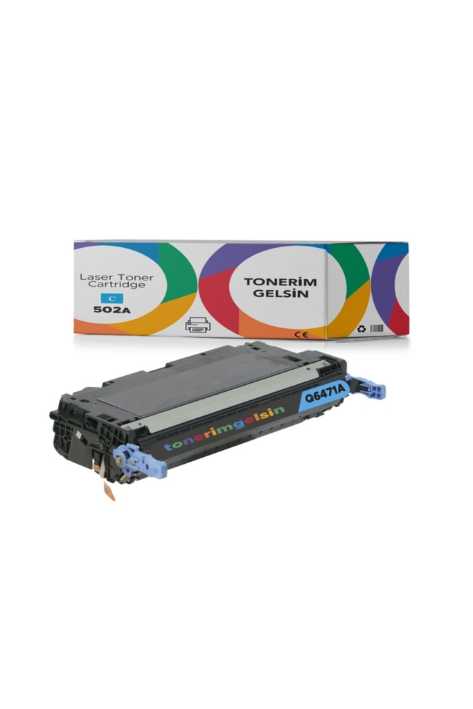 502A-Q6471A Mavi Toner - Uyumlu: Color Laserjet 3800N/3800Dnt