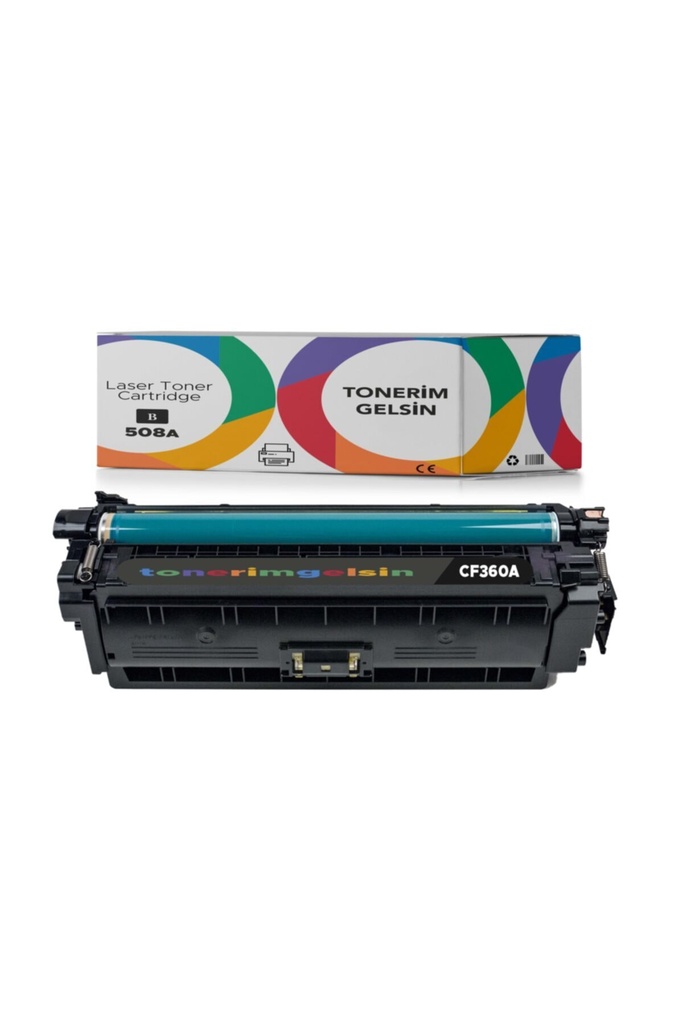 508A-CF360A Siyah Muadil Toner - Uyumlu: Color Laserjet M553N