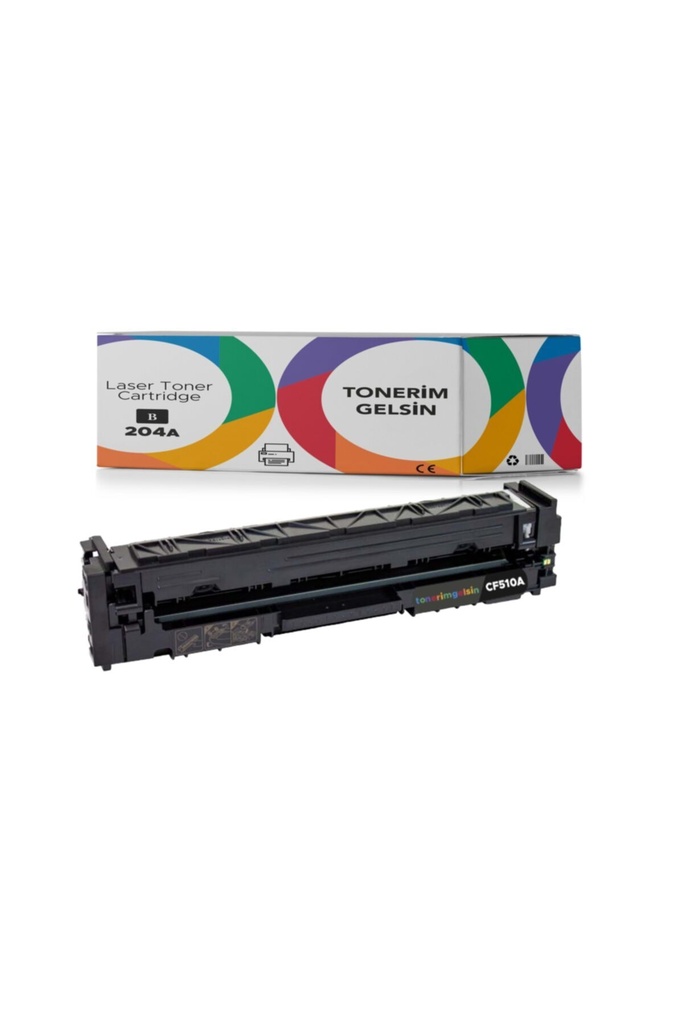 204A-CF510A Siyah Muadil Toner - Uyumlu: Color Laserjet Pro MFP M180N