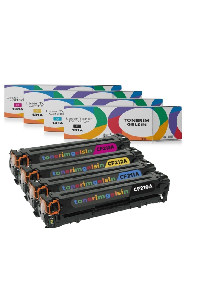 131A-CF210A Set Toner - Uyumlu: M251/M251N/M251Nw/M276N/M276Nw