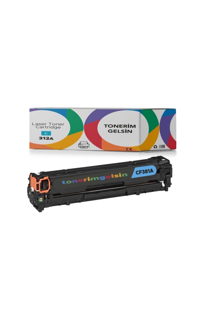 312A-CF381A Mavi Toner - Uyumlu: Color Laserjet MFP M476Nw / MFP M476Dn / MFP M476Dw