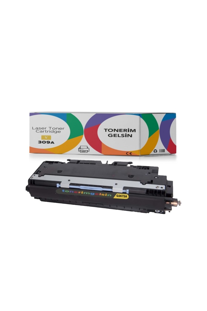 309A -Q2672A Sarı Toner - Uyumlu: Color Laserjet 3500N