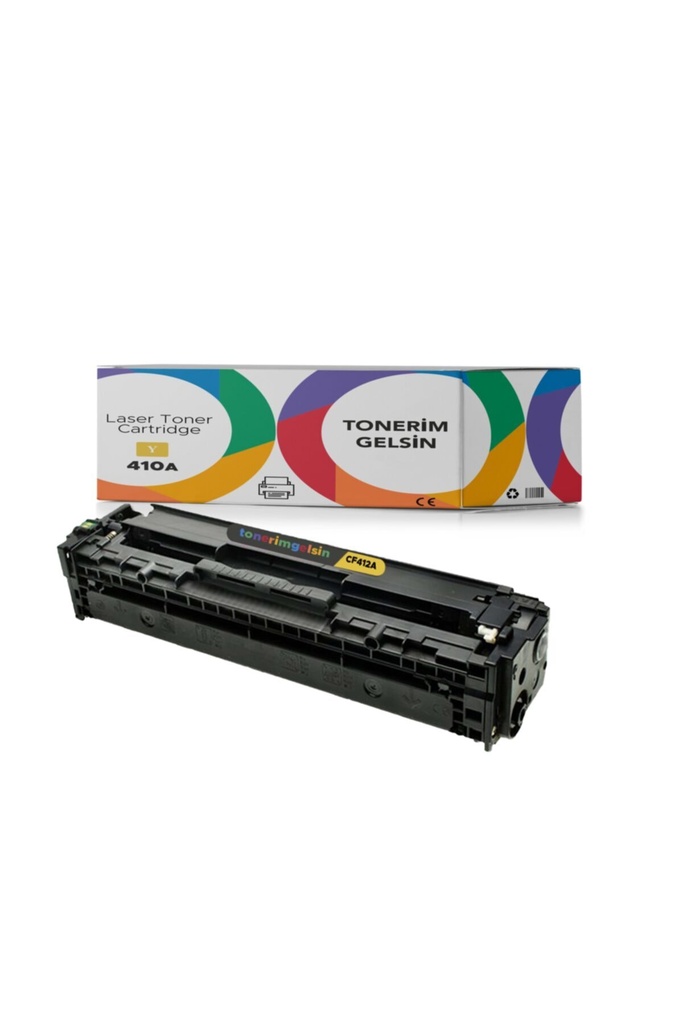 410A-CF412A Sarı Toner - Uyumlu: Color Laserjet Pro M452Dn / M452Dw / M452Nw / MFP M377Dw / MFP M477Nw