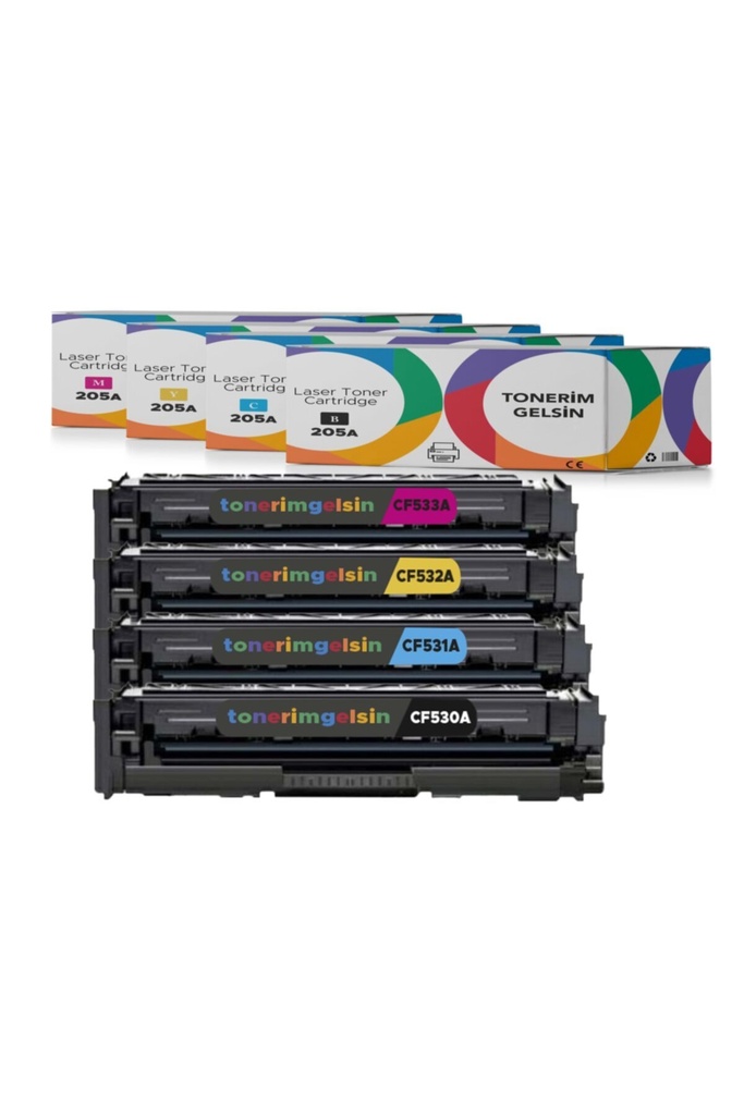 305A-CE410A Set Toner - Uyumlu: Laserjet Pro 300 Color M375Nw