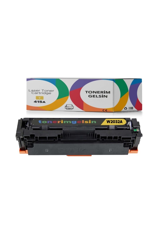 415A-W2032A Sarı Toner - Uyumlu: Color Laserjet M479Fnw Çipsiz
