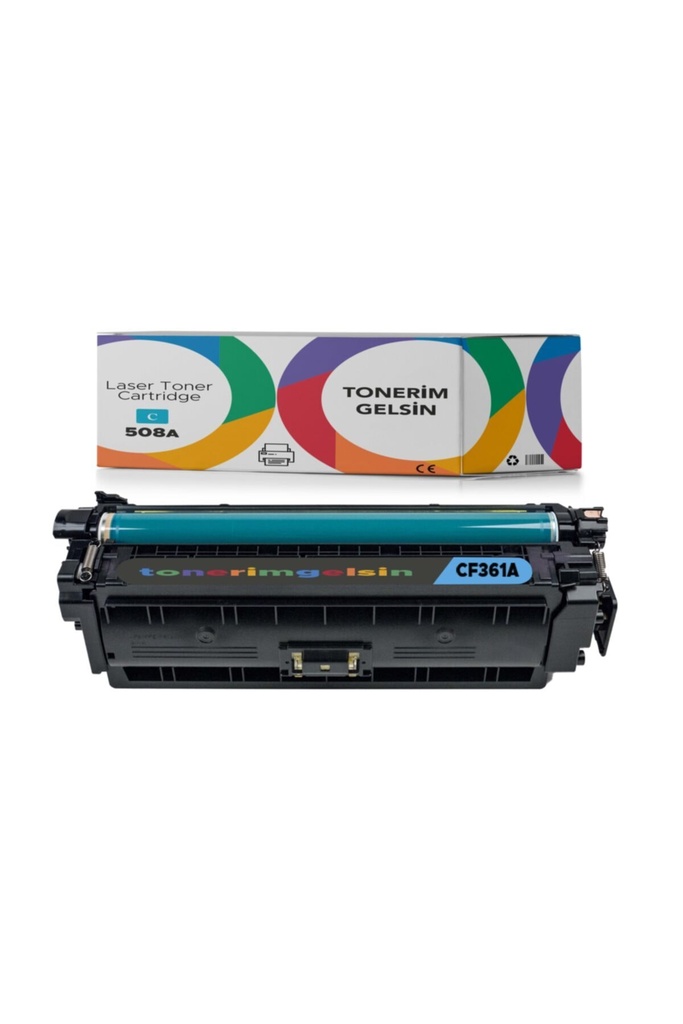 508A-CF361A Mavi Toner - Uyumlu: Color Laserjet M577F