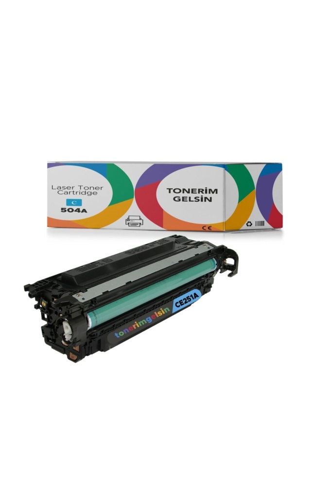 504A-CE251A Mavi Toner - Uyumlu: Color Laserjet Cm3530Fs