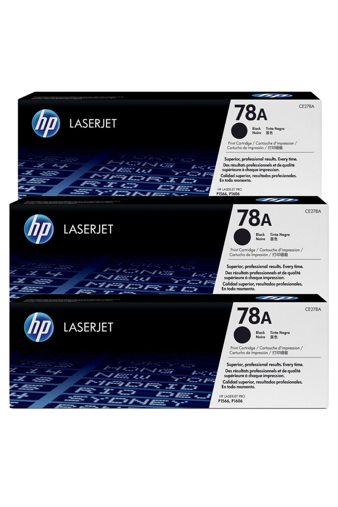 78a- Ce278a Toner-laserjet M1536-p1505-1505n-p1566-p1606-m1530-p1567 Üçlü