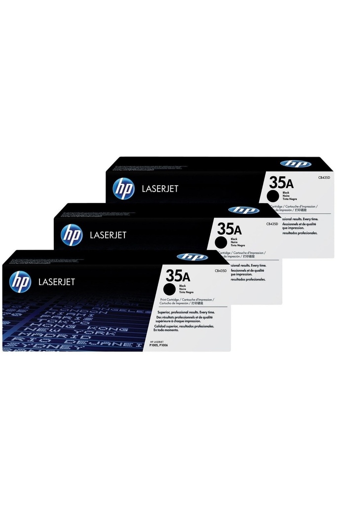 35a - Cb435a Toner- Laserjet P1002 P1003 P1004 P1005 P1006 P1008 P1009 Üçlü