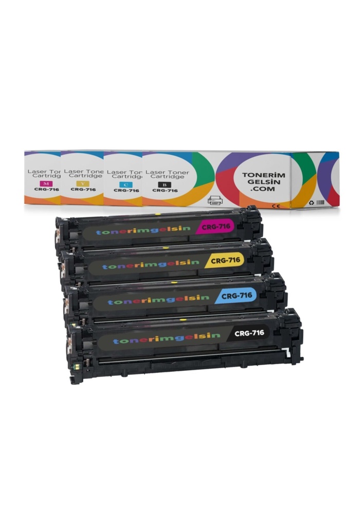 Crg-716 Set Takım Toner- I-sensys Lbp-5050/mf-8030/mf-8040/mf-8050/8080 Serial Toner