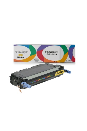 [50] 502A-Q6472A Sarı Toner - Uyumlu: Color Laserjet 3800Dn/380Dnt