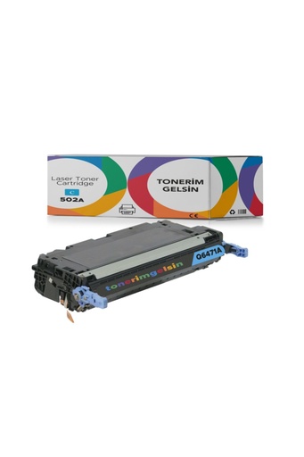 [50] 502A-Q6471A Mavi Toner - Uyumlu: Color Laserjet 3800N/3800Dnt