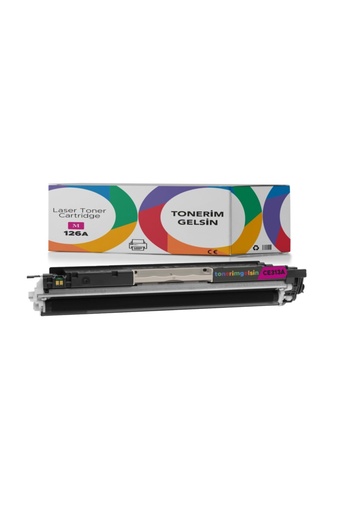 [50] 126A-CE313A Kırmızı Muadil Toner - Uyumlu: Laser Color Pro 100 M175A/M175Nw/Cp1025Nw/CP1025