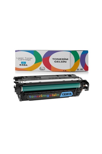 [50] Mavi Toner - Uyumlu: Color Laserjet CP4025 648A-CE261A