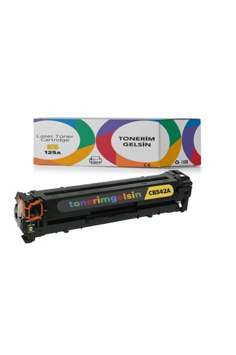[50] 125a - Cb542a Sarı Toner- Color Laserjet Cm1312
