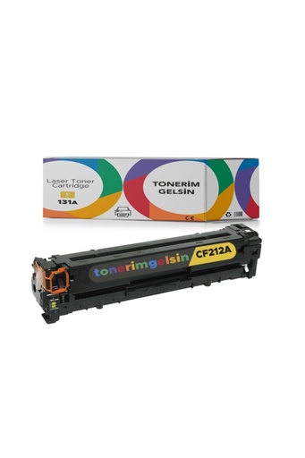 [50] 131A -CF212A Sarı Toner - Uyumlu: Laserjet Pro 200 Color M276N