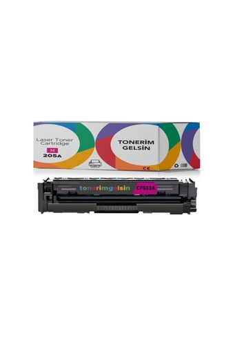 [50] 205A-CF533A Kırmızı Muadil Toner - Uyumlu: Color Laserjet Pro M180N