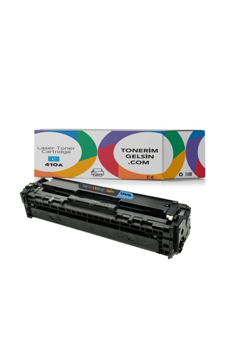 [50] 410A-CF411A Mavi Toner - Uyumlu: Color Laserjet Pro M452Dw