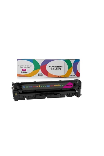 [50] 305A-CE413A Kırmızı Toner - Uyumlu: Laserjet Pro 300 Color M351A / Laserjet Pro 300 Color MFP M375Nw