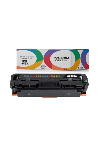 [50] 415A-W2030A Siyah Muadil Toner - Uyumlu: Color Laserjet M479Dw Çipsiz