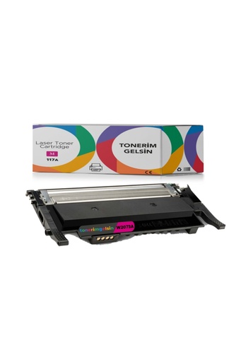 [50] 117A-W2073A Kırmızı Toner - Uyumlu: Color Laser 150A/150Nw/178Nw/179Fnw Çipsiz