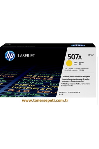 Zr 507A-CE402A Muadil Sarı Toner