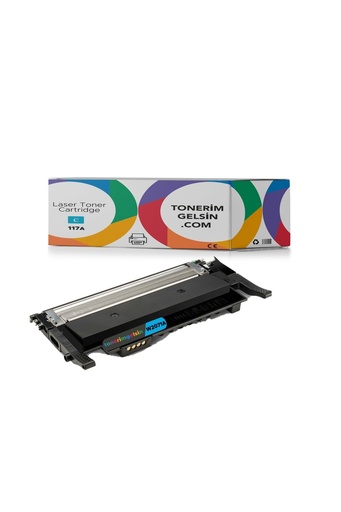 [50] 117a - W2071a Mavi Toner Çipli Tak Çalıştır Toner -hp Color Laser 150a-150nw-mfp 178nw-179fnw