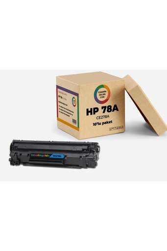 78a- Ce278a Muadil Toner-10 Adet- Laserjet M1536-p1505-1505n-p1566-p1606-m1530-p1567-10 Adet