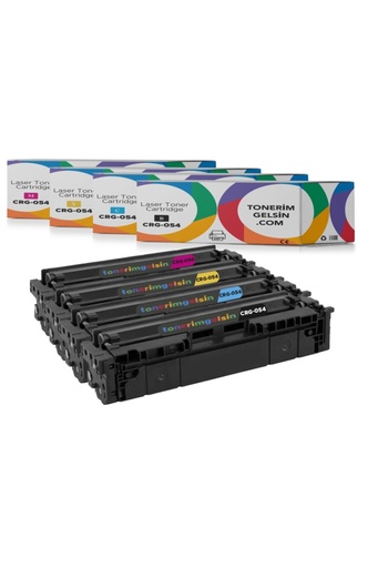 [50] Crg-054 Set Takım Toner- I-sensys Lbp-623/lbp-623cdw/lbp-621/lbp-640c/mf-641cn/mf-642cdw