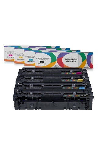 [50] Crg-045 Set Takım Toner - Uyumlu: I-Sensys Mf-631Cdw/Mf-632Cdw/Mf-635Cx/Mf-633Cdw/Mf-634Cdw