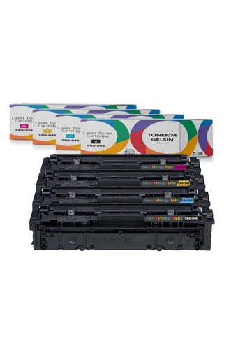 [50] Crg-045 Set Takım Toner - Uyumlu: I-Sensys Lbp-611Cn  /Lbp-612Cdw/Lbp-613Cdw/Mf-631Cn